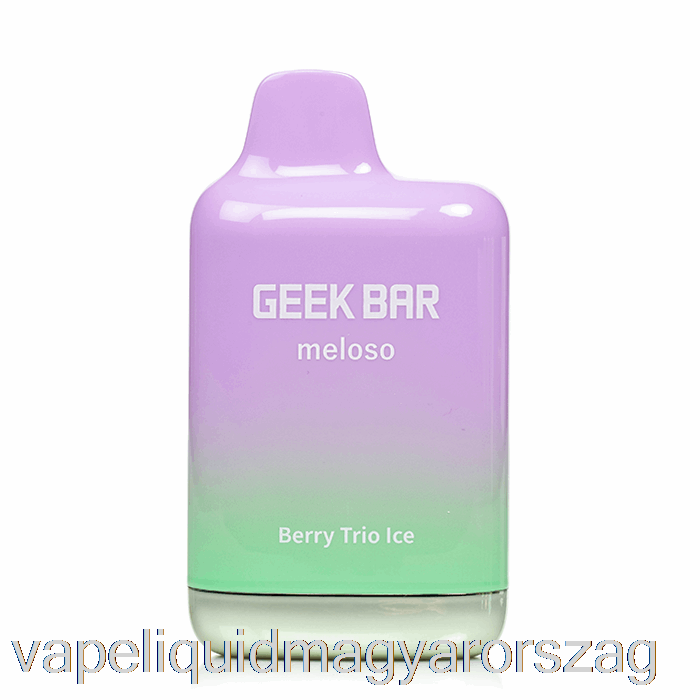 Geek Bar Meloso Max 9000 Eldobható Berry Trio Ice Vape Toll